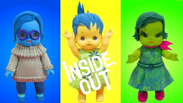 Play Doh "INSIDE OUT"  Joy, Sadness,Disgust (Toddler Doll)  Inspired Costumes