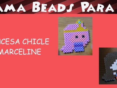 Princesa Chicle y Marceline ("Móvil de Hora de Aventuras") -Tutorial Hama Beads