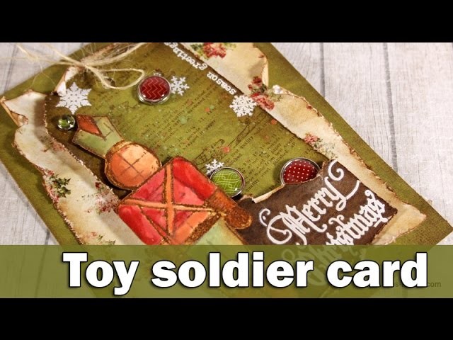 Toy soldier card