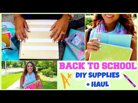 Back to School DIY Cute Supplies + Haul!