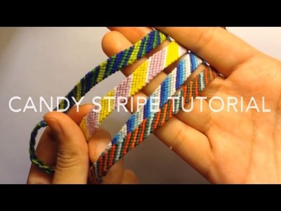 Candy Stripe Tutorial: Challenge Bracelet 1