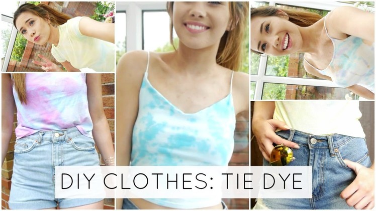 DIY Clothes - Tie Dye For Summer!