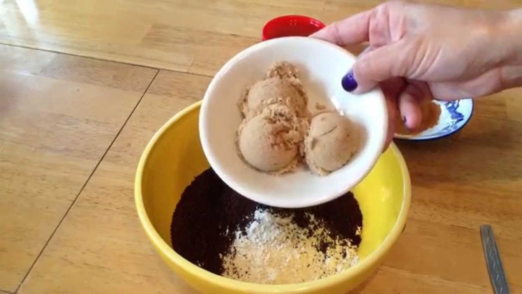 DIY  Coffee Oatmeal Body Scrub