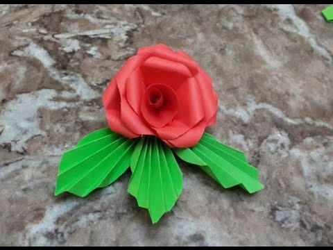 DIY Crafts - How to Make Beautiful Paper Flowers - Tutorial .