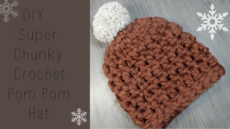 DIY: Crochet Chunky Beanie Super Fast and Easy