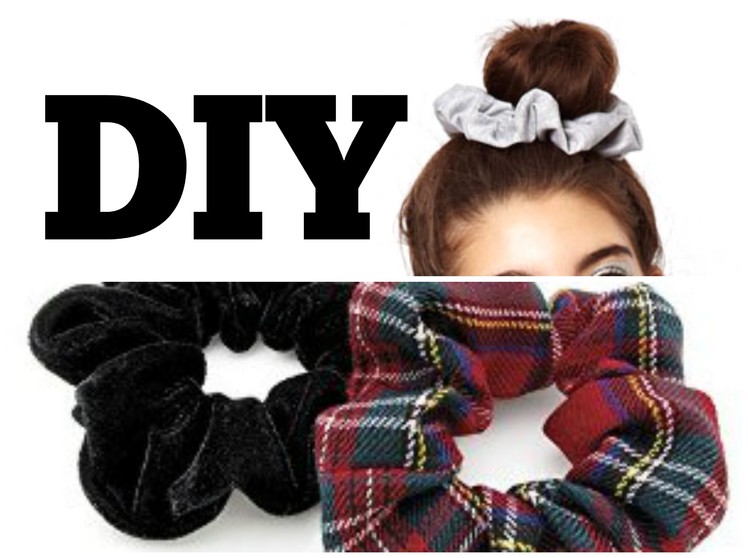 DIY. How to make Hair Scrunchies