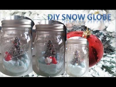 DIY Snow Globe WITHOUT water || Craftmas 2015 || #8