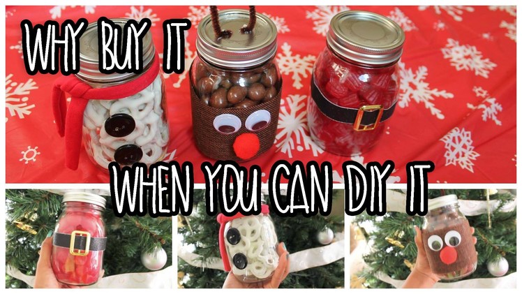 EASY Last Minute DIY Christmas Gifts Using Mason Jars!