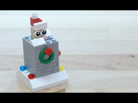 LEGO® Creator - How to Build a Popup Santa - DIY Holiday Building Tips