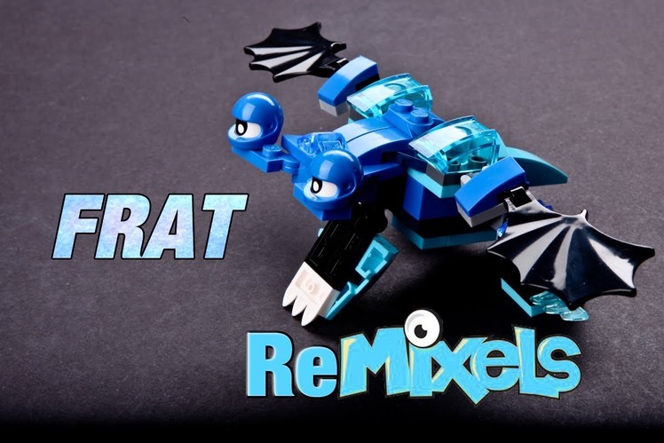 LEGO® MIXELS Frosticons Max Remixel - FRAT The Froggy Bat Custom Design Tutorial