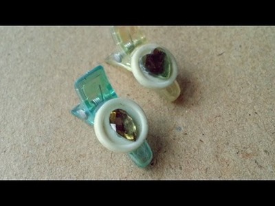 Make Button and Stone Hair Clips - DIY  - Guidecentral