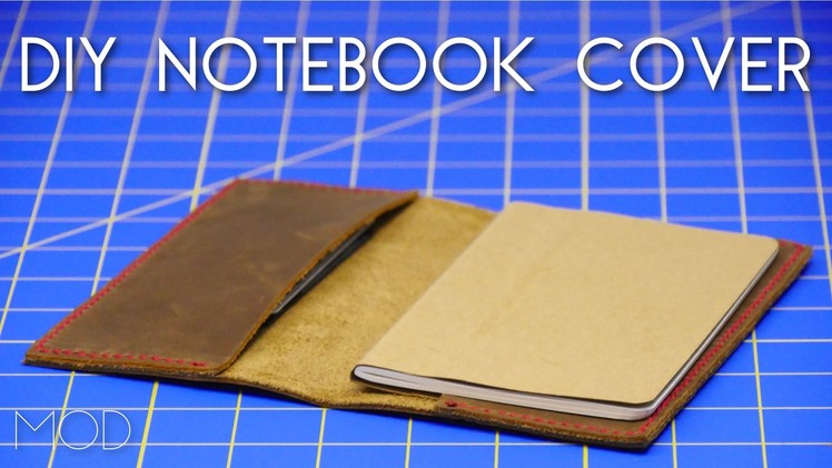 Mini MOD Monday: DIY Leather Notebook Cover