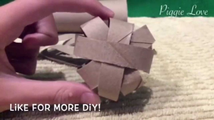 *Pinterest* DIY - How To Make a Cardboard Ball