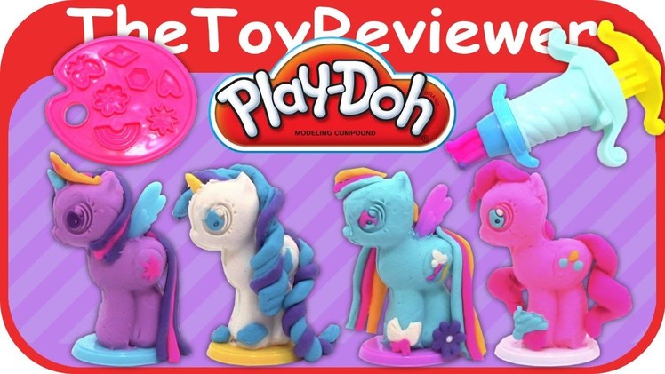 Play-Doh My Little Pony Make 'n Style Ponies Unboxing Tutorial by TheToyReviewer