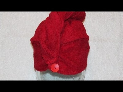 Sew a Turban Hair Towel - DIY Beauty - Guidecentral