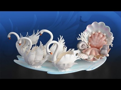 Sugar Swans and Seashell Carriage Tutorial Overview