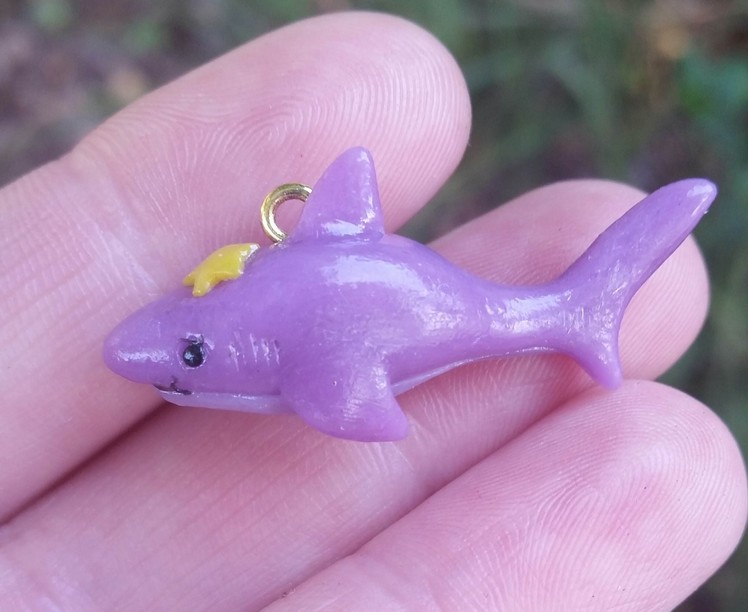 Adventure Time Inspired Sea Charms Polymer Clay Tutorial Part One: LSP Shark