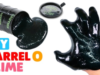 DIY Barrel O Slime with Shampoo - MonsterKids