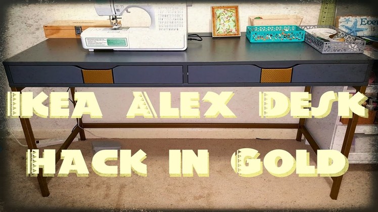 DIY: Ikea Alex Desk Hack