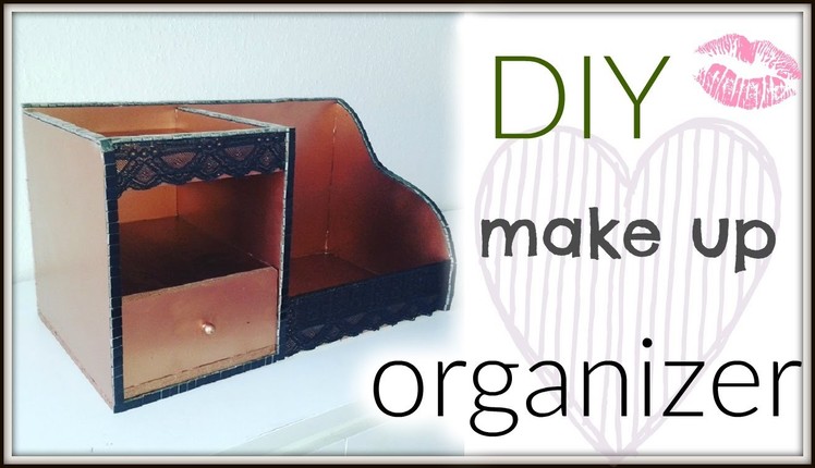 DIY: makeup organizer. storage