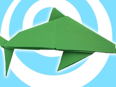 DIY: Paper Origami Dolphin Fish Tutorial