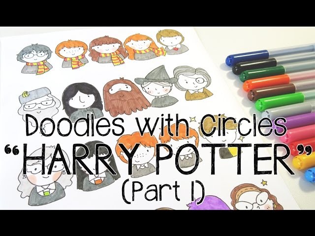 Doodles with Circles : Harry Potter (Part 1)