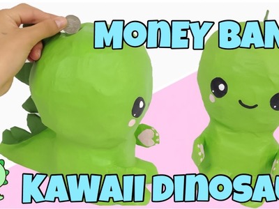 EASY CRAFTS:How to make a DINOSAUR Money Bank