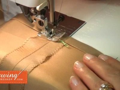 Hemming the Lining of the A-Line Skirt (FREE SAMPLE)