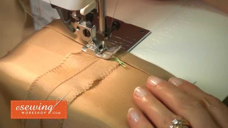 Hemming the Lining of the A-Line Skirt (FREE SAMPLE)