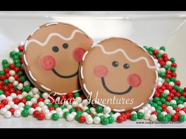 How to decorate a gingerbread man cookie