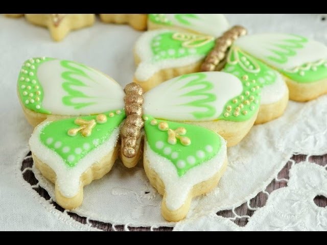 How To Decorate Butterfly Cookies