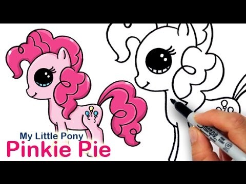 How to Draw My Little Pony Pinkie Pie Cute and Easy