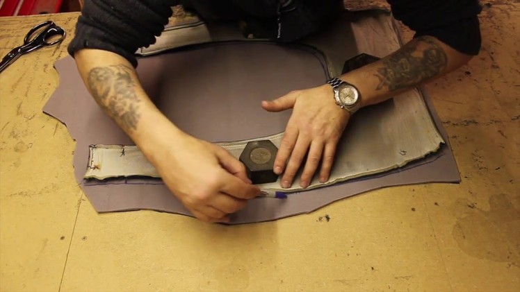 How to re-upholster a car seat.