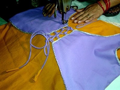 Kameez jacket neck cutting and stitching in hindi