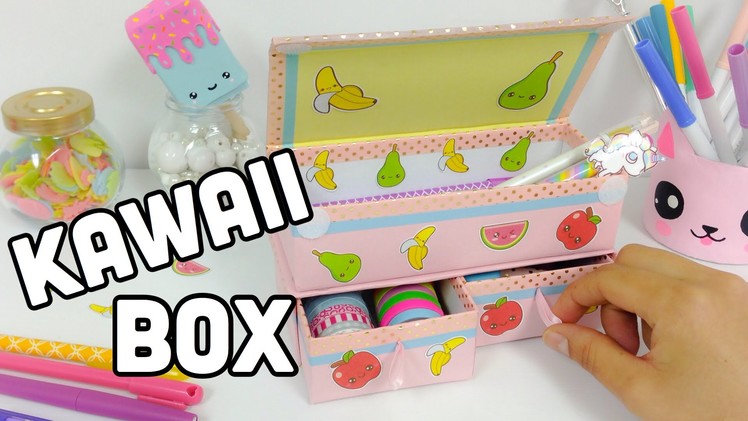 KAWAII CRAFTS: kawaii box(cardboard organizer)