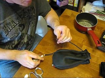 Making a leather possibles pouch