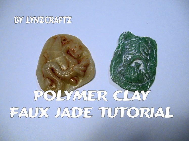 Polymer Clay Simple Faux Jade tutorial