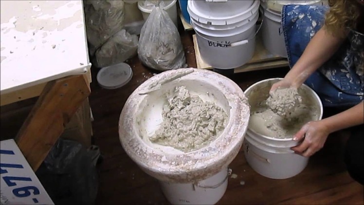 Recycling Clay by Hand in My Home Studio