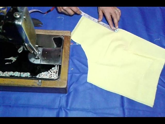 Simple blouse cutting and stitching in hindi