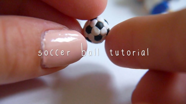 Soccer ball tutorial (polymer clay)