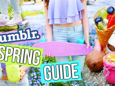 Tumblr Spring Guide! Essentials, Outfits & Snacks