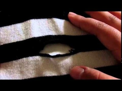 Tutorial: How to sew a ripped hole in clothing (Eng. 101 project)