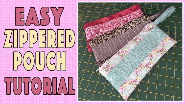 Zippered Pouch Tutorial: Learn How to Install a Zipper for Beginners