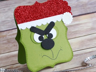 12 Days of Christmas Series Day 4: Grinch Punch Art Card