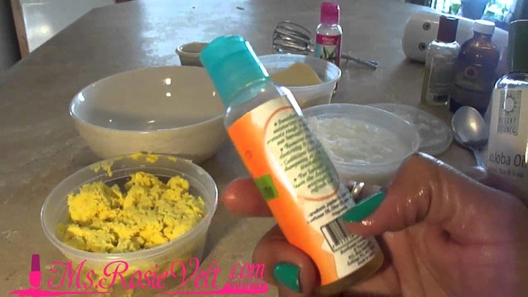 ♥189♥ How I Make My Whipped Shea Butter Moisturizing Mix