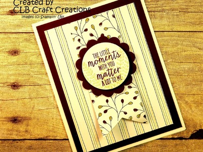 2016 Stampin' Up! Sale-a-bration Flowering Fields Card 2
