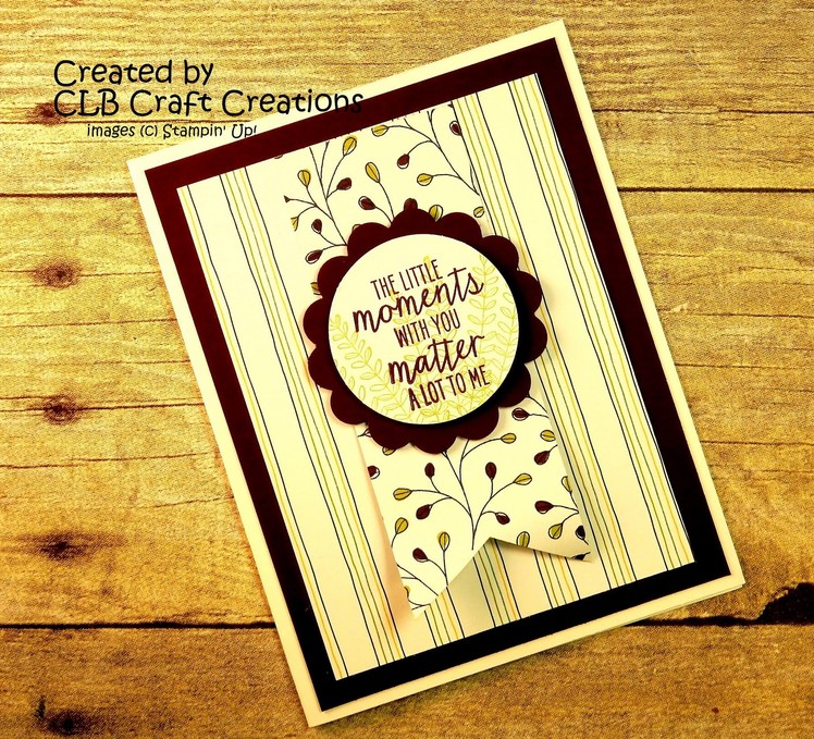 2016 Stampin' Up! Sale-a-bration Flowering Fields Card 2