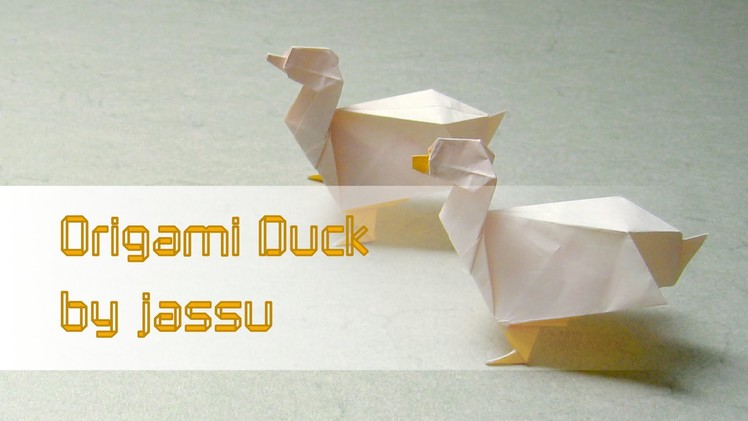 Easter Origami Tutorial: Duck (jassu. Kyu-seok Oh)
