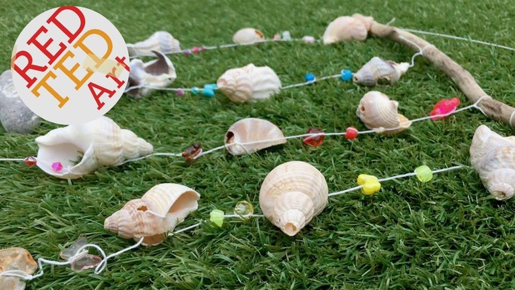 Easy Sea Shell Mobile - Nature DIY for Summer