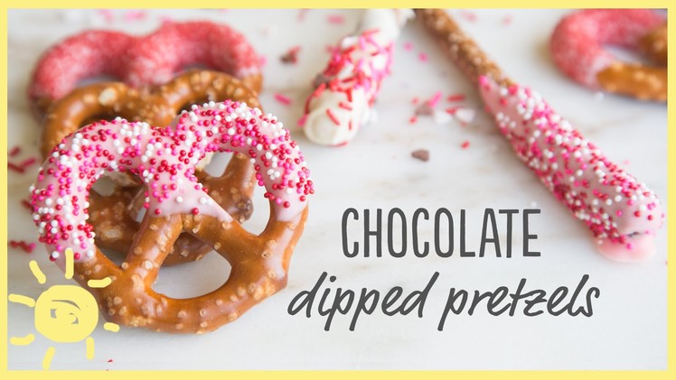 EAT | Chocolate Dipped Pretzels